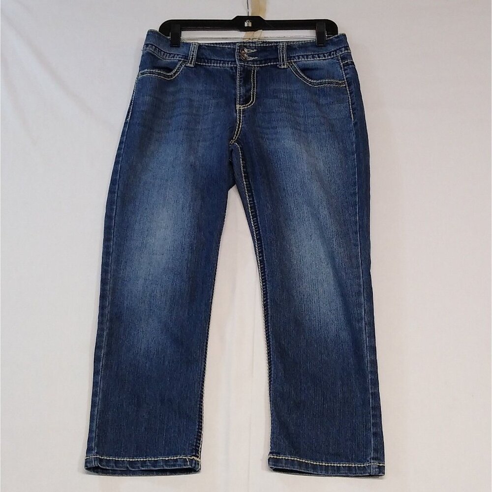 Nine West 28/6 Missy Bling Jean Date Night Fit Embellished w/ Gem Stones (31x24)